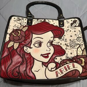 Disney Ariel Tote Bag - Red and Black